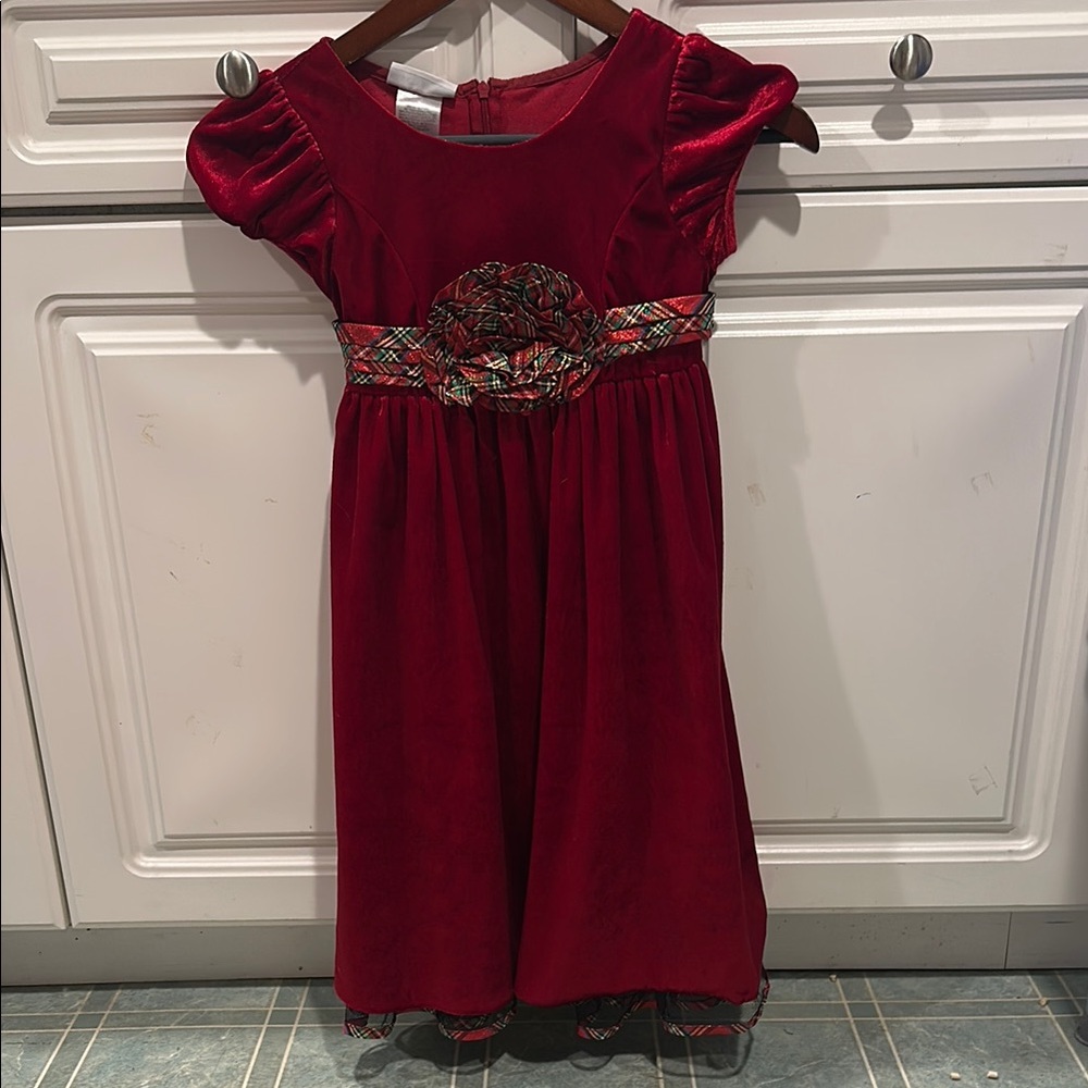 Elegant Red Kids Dress